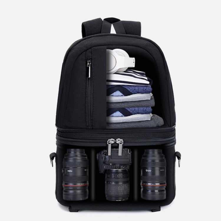 CADeN D30 Detachable Dual Uses Professional SLR Camera Backpack Shockproof Bags(Black) - free shipping - PMC Jewellery - Order now!