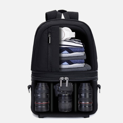 CADeN D30 Detachable Dual Uses Professional SLR Camera Backpack Shockproof Bags(Black) - free shipping - PMC Jewellery - Order now!