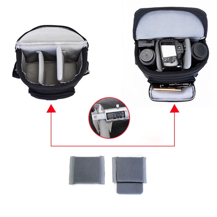CADeN D30 Detachable Dual Uses Professional SLR Camera Backpack Shockproof Bags(Black) - free shipping - PMC Jewellery - Order now!