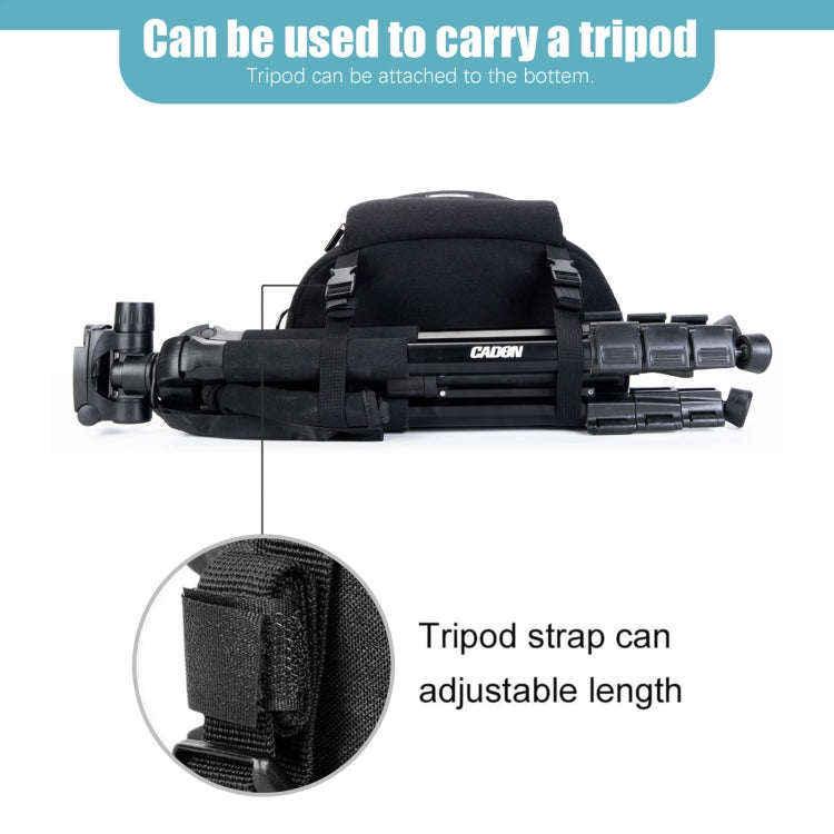 CADeN D30 Detachable Dual Uses Professional SLR Camera Backpack Shockproof Bags(Black) - free shipping - PMC Jewellery - Order now!