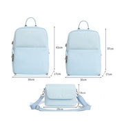 Cwatcun D75 Camera Backpacks Large Shockproof Cameras Lens Bags, Size:37 x 30 x 17cm(Blue)