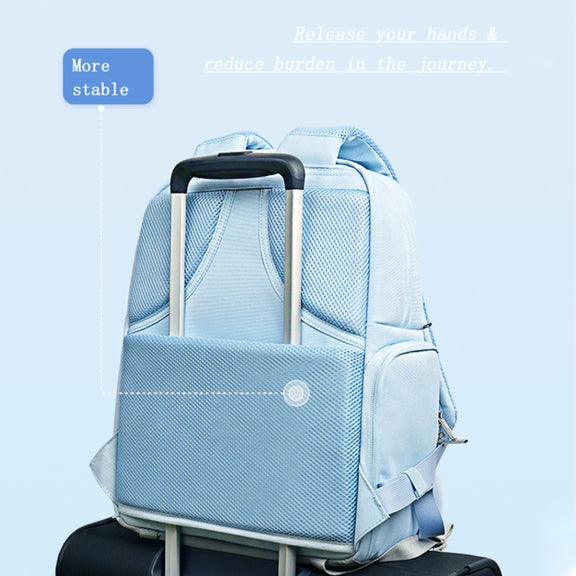 Cwatcun D75 Camera Backpacks Large Shockproof Cameras Lens Bags, Size:37 x 30 x 17cm(Blue)