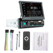 9901 7 inch Car  Retractable MP5 Player Supports FM & Mobile Phone Internet