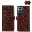 For Motorola Moto S30 Pro Crocodile Top Layer Cowhide Leather Phone Case(Brown) - Motorola Cases by PMC TechLife | Online Shopping South Africa | PMC TechLife | Buy Now Pay Later Mobicred