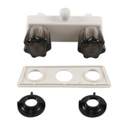A7616-01 Dual Knob RV Shower Faucet Valve Diverter(Brown)
