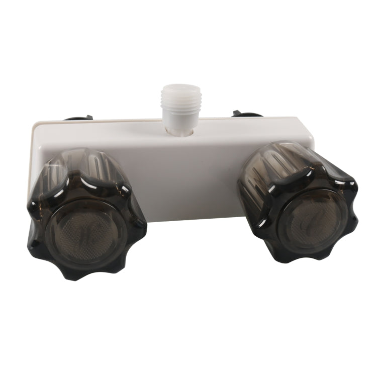 A7616-01 Dual Knob RV Shower Faucet Valve Diverter(Brown) - Others by PMC TechLife | Online Shopping South Africa | PMC TechLife | Buy Now Pay Later Mobicred