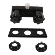 A7616-02 Dual Knob RV Shower Faucet Valve Diverter(Black)