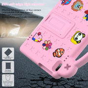 For Lenovo Tab M10 X605 / X505 / Tab P10 X705 Handle Kickstand Children EVA Shockproof Tablet Case(Pink)