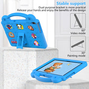 For Lenovo Tab M10 X605 / X505 / Tab P10 X705 Handle Kickstand Children EVA Shockproof Tablet Case(Sky Blue)
