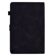For Amazon Kindle Fire HD 8 2022 / 2020 Embossed Smile Flip Tablet Leather Case(Black)