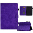 For Amazon Kindle Fire HD 8 2022 / 2020 Embossed Smile Flip Tablet Leather Case(Purple) - Amazon by PMC TechLife | Online Shopping South Africa | PMC TechLife | Buy Now Pay Later Mobicred