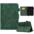 For Amazon Kindle Paperwhite 4/3/2/1 Embossed Smile Flip Tablet Leather Case(Green) - Amazon by PMC TechLife | Online Shopping South Africa | PMC TechLife | Buy Now Pay Later Mobicred