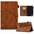 For Amazon Kindle Fire 7 2019/2017/2015 Embossed Smile Flip Tablet Leather Case(Brown) - Amazon by PMC TechLife | Online Shopping South Africa | PMC TechLife | Buy Now Pay Later Mobicred