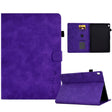 For Lenovo Tab M10 Embossed Smile Flip Tablet Leather Case(Purple) - Lenovo by PMC TechLife | Online Shopping South Africa | PMC TechLife | Buy Now Pay Later Mobicred