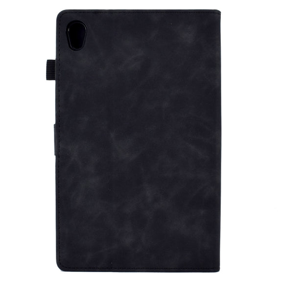 For Lenovo Tab M10 HD Gen 2 Embossed Smile Flip Tablet Leather Case(Black)