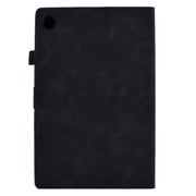For Lenovo Tab M10 Plus 3rd Gen 10.6 inch Embossed Smile Flip Tablet Leather Case(Black)
