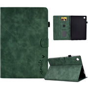 For Huawei MatePad T 10 / T 10s / Honor Pad 6 / X6 Embossed Smile Flip Tablet Leather Case(Green)