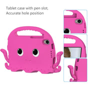 For Lenovo  Tab M8 TB 8505F / 8705N Octopus Style EVA + PC Tablet Case with Strap(Rose Red)