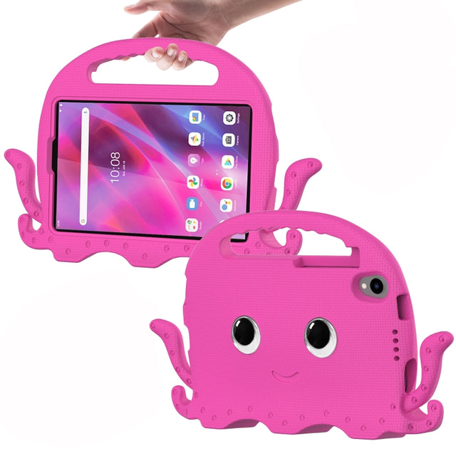 For Lenovo  Tab M8 TB 8505F / 8705N Octopus Style EVA + PC Tablet Case with Strap(Rose Red) - Lenovo by PMC TechLife | Online Shopping South Africa | PMC TechLife | Buy Now Pay Later Mobicred