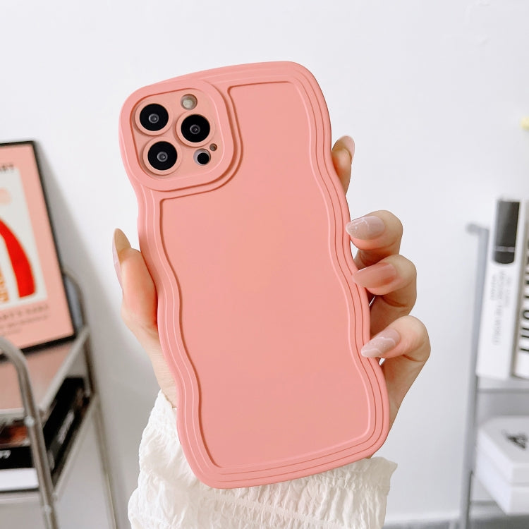 For iPhone 13 Pro Max Wave Edge Silicone Phone Case(Pink) - free shipping - PMC TechLife - Order now!