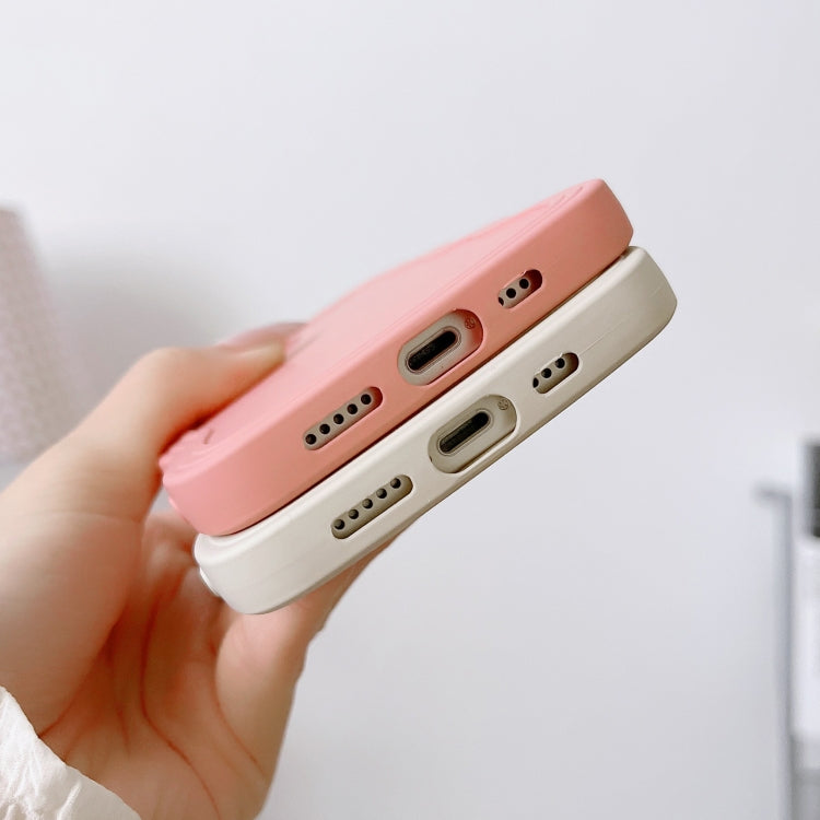 For iPhone 13 Pro Max Wave Edge Silicone Phone Case(Pink) - free shipping - PMC TechLife - Order now!