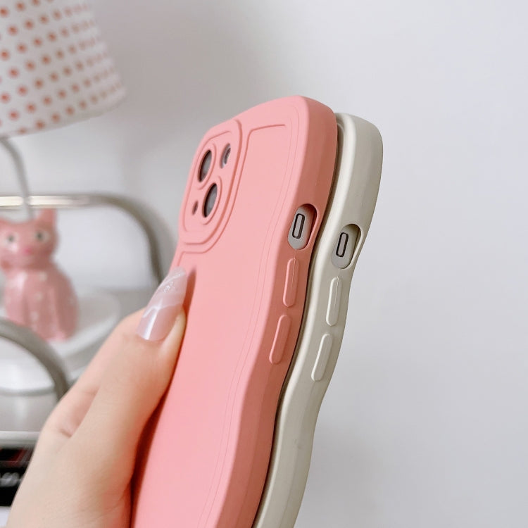 For iPhone 13 Pro Max Wave Edge Silicone Phone Case(Pink) - free shipping - PMC TechLife - Order now!