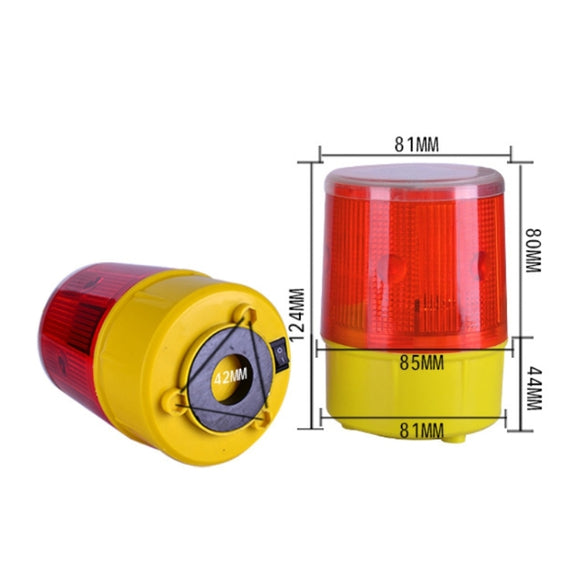 Night Solar Safety Warning Flash Light, Specification:04 Magnet(Green)