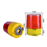Night Solar Safety Warning Flash Light, Specification:04 Magnet(Blue)
