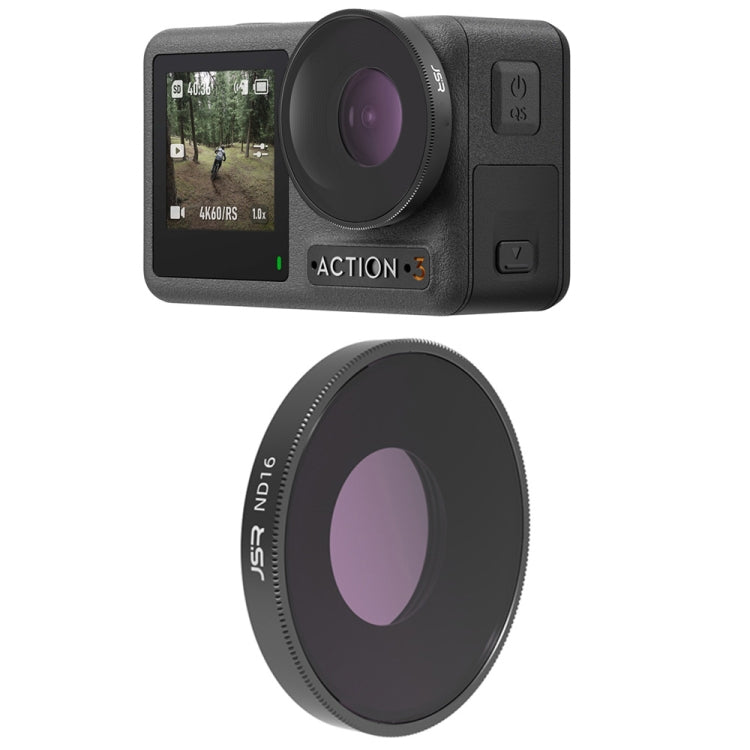 JSR LS ND16 Lens Filter For DJI Osmo Action 3 -  by PMC TechLife | Online Shopping South Africa | PMC TechLife