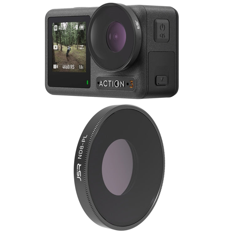 JSR LS ND8PL Lens Filter For DJI Osmo Action 3 - Lens Filter by PMC TechLife | Online Shopping South Africa | PMC TechLife | Buy Now Pay Later Mobicred