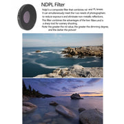 JSR LS ND16PL Lens Filter For DJI Osmo Action 3