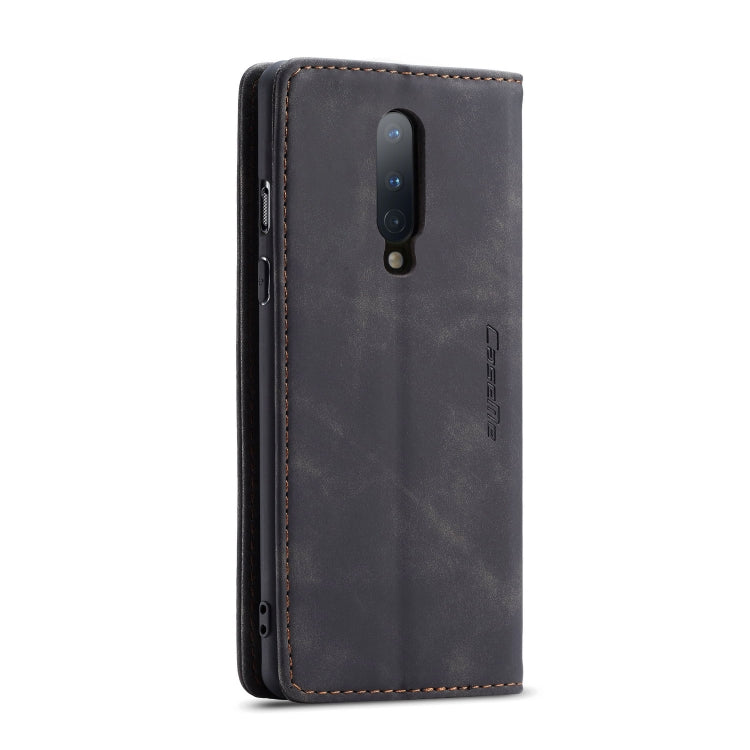 For OnePlus 8 CaseMe Multifunctional Horizontal Flip Leather Case, with Card Slot & Holder & Wallet(Black) - free shipping - PMC Jewellery - Order now!