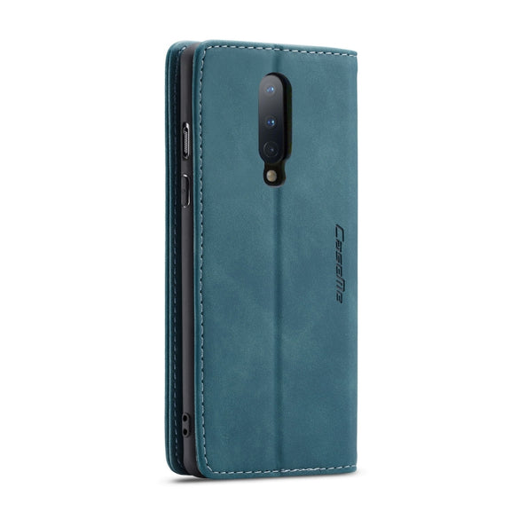 For OnePlus 8 CaseMe Multifunctional Horizontal Flip Leather Case, with Card Slot & Holder & Wallet(Blue)