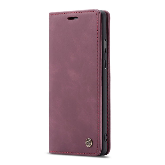 For OnePlus 8 Pro CaseMe Multifunctional Horizontal Flip Leather Case, with Card Slot & Holder & Wallet(Wine Red)