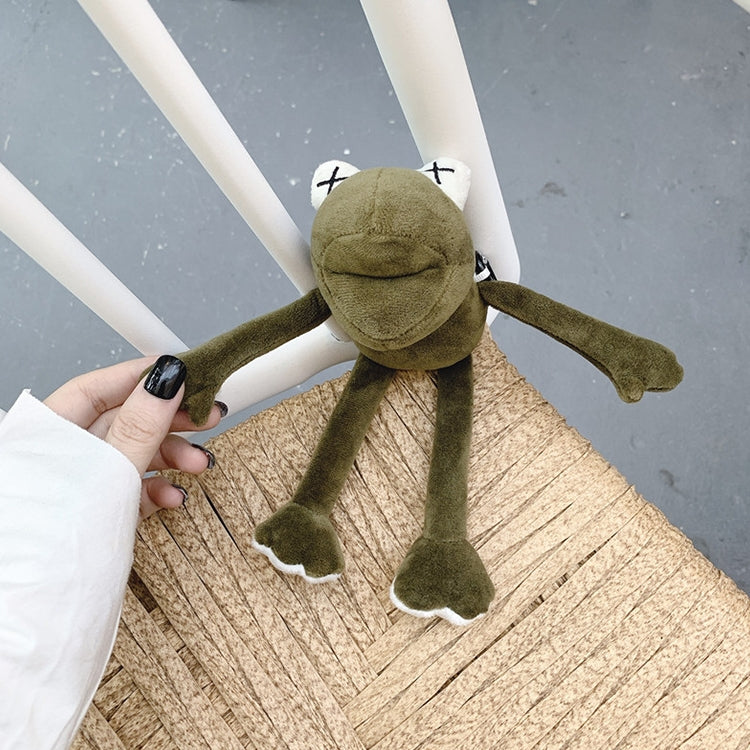 For AirPods 1 / 2 Plush Cute Frog Doll Headphone Protective Case with Hook - For AirPods 1/2 by PMC Jewellery | Online Shopping South Africa | PMC Jewellery | Buy Now Pay Later Mobicred