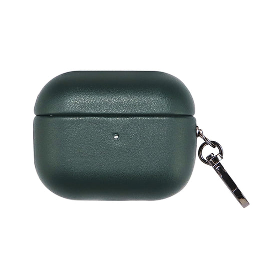 For Apple AirPods 3 PU Leather Wireless Bluetooth Earphone Protective Case(Dark Green) - free shipping - PMC Jewellery - Order now!