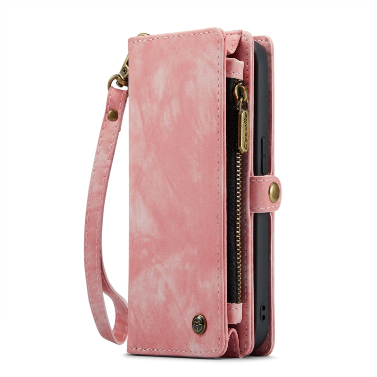 For iPhone 14 Pro CaseMe 008 Detachable Multifunctional Leather Phone Case(Pink) - iPhone 14 Pro Cases by CaseMe | Online Shopping South Africa | PMC Jewellery | Buy Now Pay Later Mobicred