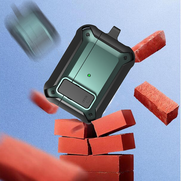 For AirPods Pro 2 Wireless Earphones Shockproof Bumblebee Silicone Protective Case(Black Green) - For AirPods Pro 2 by PMC Jewellery | Online Shopping South Africa | PMC Jewellery | Buy Now Pay Later Mobicred