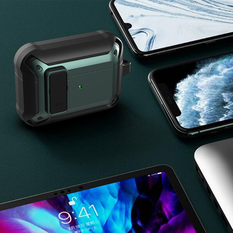 For AirPods Pro 2 Wireless Earphones Shockproof Bumblebee Silicone Protective Case(Orange Green) - For AirPods Pro 2 by PMC Jewellery | Online Shopping South Africa | PMC Jewellery | Buy Now Pay Later Mobicred