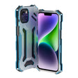 For iPhone 14 R-JUST RJ17 Shockproof Armor Metal Phone Case(Blue) - free shipping - PMC TechLife - Order now!