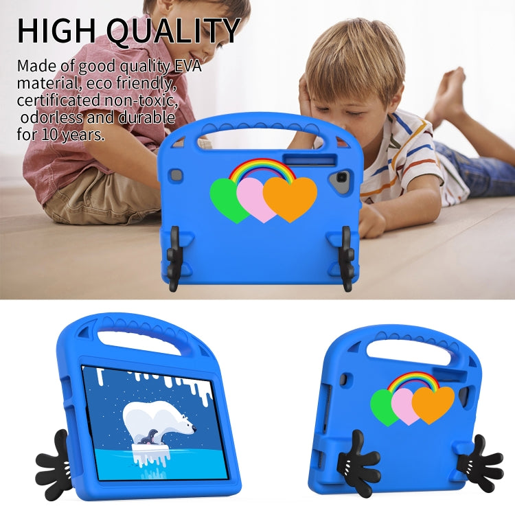 For Huawei MatePad T8 Love Small Palm Holder EVA Tablet Case(Blue) - Huawei by PMC TechLife | Online Shopping South Africa | PMC TechLife | Buy Now Pay Later Mobicred