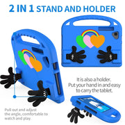 For Lenovo Tab K10 Love Small Palm Holder EVA Tablet Case(Blue)