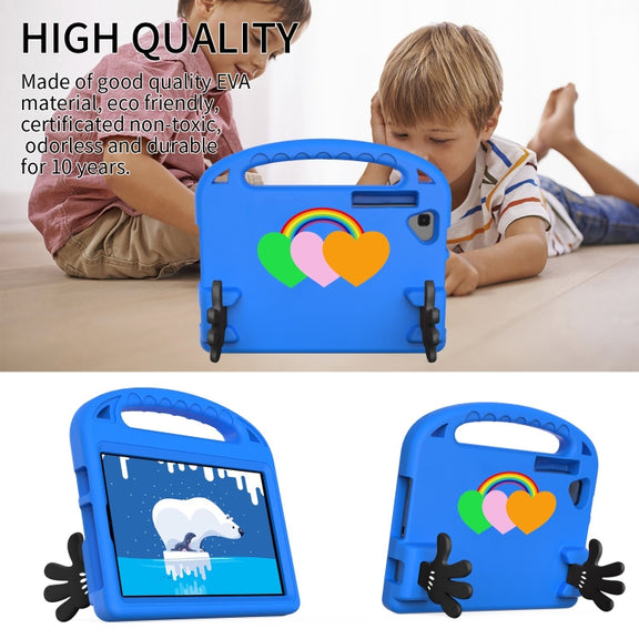 For Lenovo Tab K10 Love Small Palm Holder EVA Tablet Case(Blue)