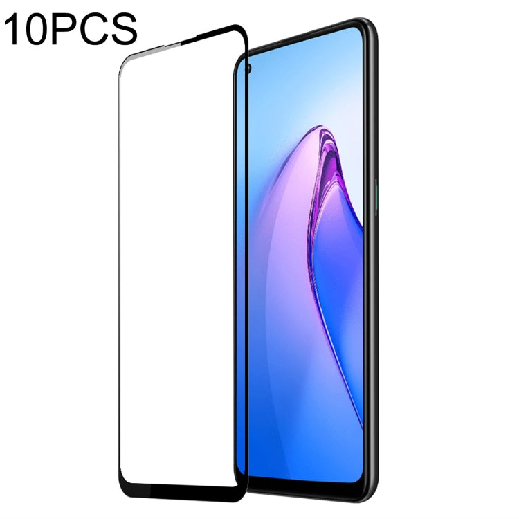 10 PCS For OPPO Reno8 DUX DUCIS 0.33mm 9H Medium Alumina Tempered Glass Film - free shipping - PMC Jewellery - Order now!