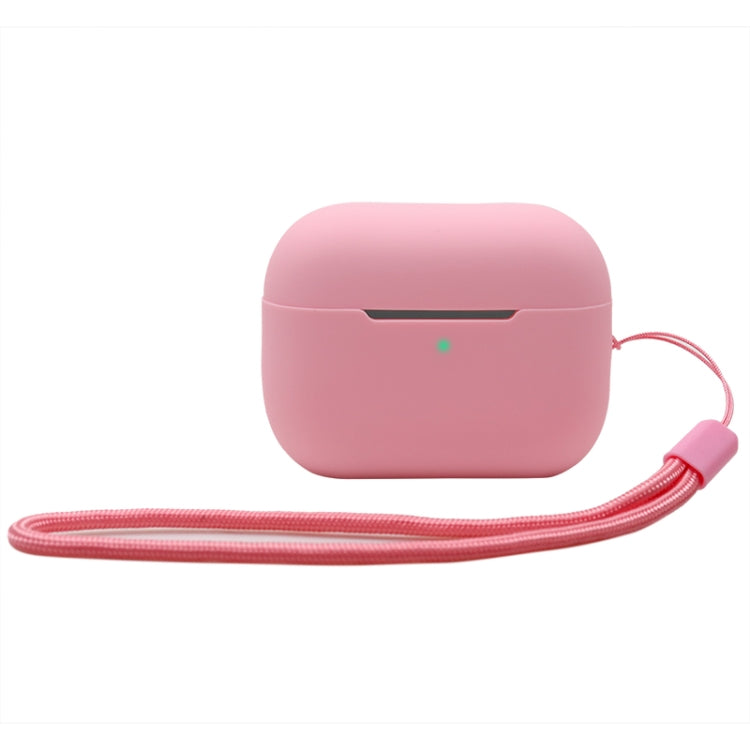 For AirPods Pro 2 2.0mm Solid Color Silicone Protective Cover(Pink) - For AirPods Pro 2 by PMC Jewellery | Online Shopping South Africa | PMC Jewellery | Buy Now Pay Later Mobicred