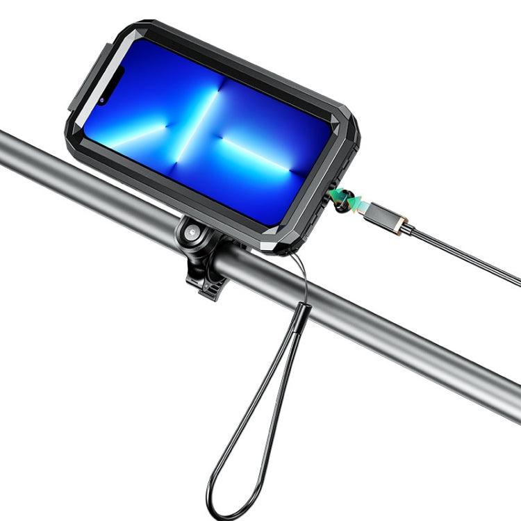 Kewig M18S-QD Motorcycle / Bicycle Waterproof Quick Release Mobile Phone Holder - Holder by Kewig | Online Shopping South Africa | PMC Jewellery | Buy Now Pay Later Mobicred