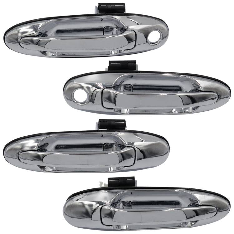 For Toyota Land Cruiser 1998-2007 4 in 1 Car Chrome Outside Door Handle 69220-60061 69210-60061 - Door Handles by PMC TechLife | Online Shopping South Africa | PMC TechLife | Buy Now Pay Later Mobicred