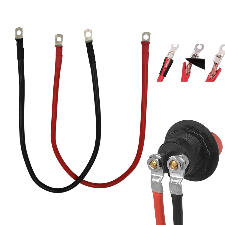 200A 6AWG Car Yacht Battery Selector Isolator Disconnect Rotary Switch Cut With Power Cord