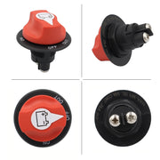 200A 6AWG Car Yacht Battery Selector Isolator Disconnect Rotary Switch Cut With Power Cord