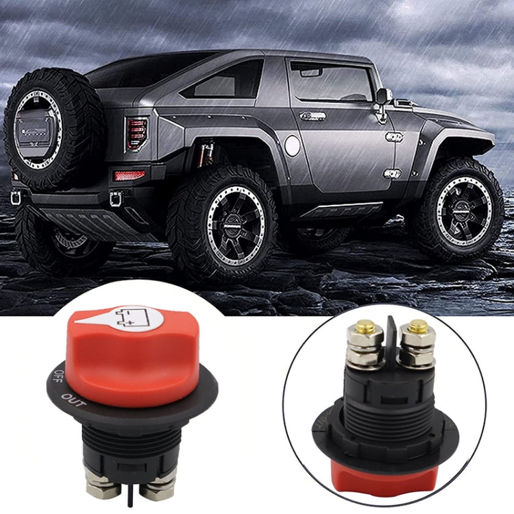 200A 6AWG Car Yacht Battery Selector Isolator Disconnect Rotary Switch Cut With Power Cord - Car Switches by PMC TechLife | Online Shopping South Africa | PMC TechLife | Buy Now Pay Later Mobicred